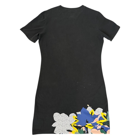 adidas x Her Studio London Floral Accent T-Shirt Dress in Black Women’s XL - Picture 3 of 8